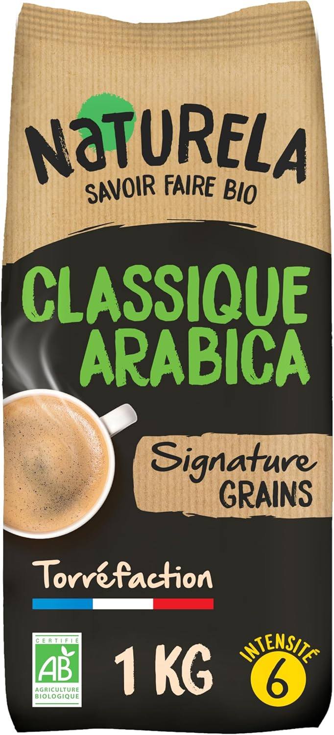 Café Grains Bio - 100% Arabica - Torréfaction Lente
